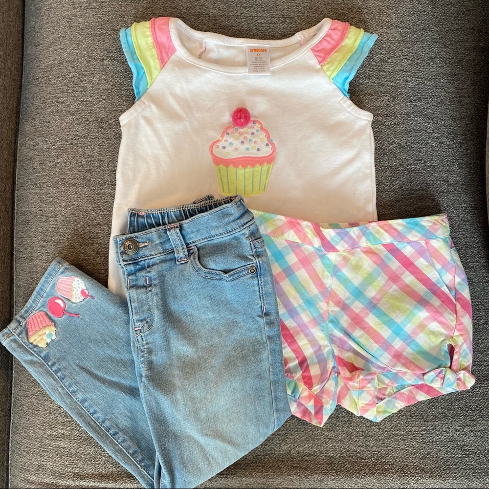 Gymboree Hello Cupcake Collection Outfit Set